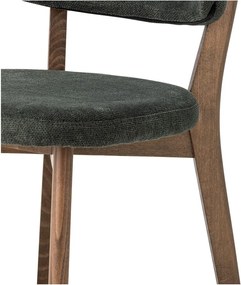 Scaun de dining verde închis-maro Cally – Bloomingville