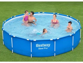 Bestway piscină cu cadru steel pro, 396x84 cm