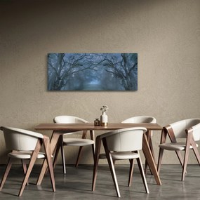 Tablou - Pădurea în ceață (120x50 cm)