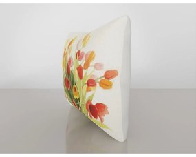 Față de pernă cu amestec din bumbac Vitaus Velero, 43 x 43 cm