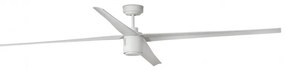 Lustra LED cu Ventilator si telecomanda design modern extra large ATTOS alb