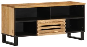vidaXL Dulap TV, 100x34x46 cm, lemn masiv mango brut