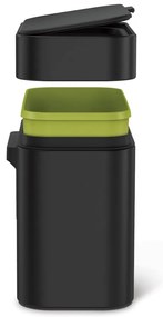 Coș pentru deșeuri compostabile negru mat 4 l – simplehuman