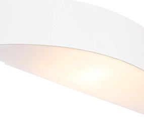 Aplică de perete exterioară modernă albă IP44 - Caz