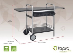 Tepro 3198 Masă universală pentru grătar, 151 x 60 x 98 cm