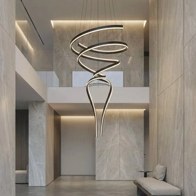 Lustra LED XXL casa scarii RIBANA 3-Step DIMM