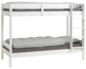 Pat supraetajat Fiesta 90x200 alb