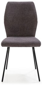 Scaune de dining gri-închis 4 buc. Pol – Marckeric
