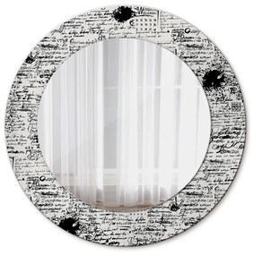 Oglinda rotunda rama cu imprimeu Șablon