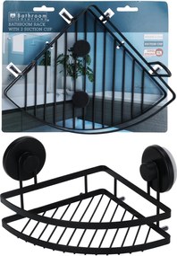 Etajera coltar baie cu ventuze