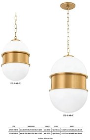 Pendul LUX design modern BROOMLEY SMALL
