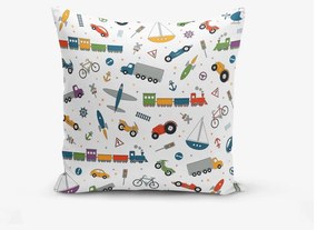 Față de pernă pentru copii Child Vehicles - Minimalist Cushion Covers