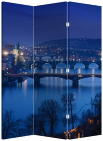 Paravan - Podurile din Praga (126x170 cm)