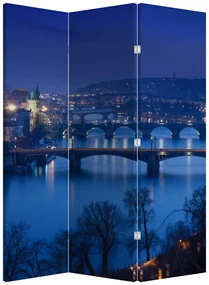 Paravan - Podurile din Praga (126x170 cm)