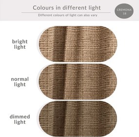 Colțar maro deschis cu tapițerie din chenille (cu colț pe partea stângă/în formă de ”L”) Kirou – Maison de Rêve