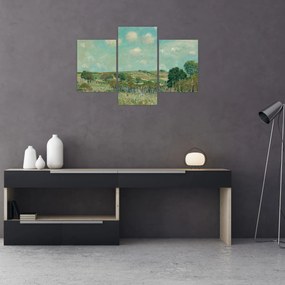 Tablou - Alfred Sisley,  Meadow, reproducere (90x60 cm)