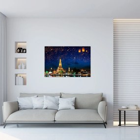 Tablou - Lampioane norocului, Bangkok (90x60 cm)