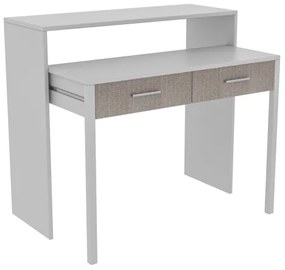 Masă de lucru 88x99 cm albă/bej