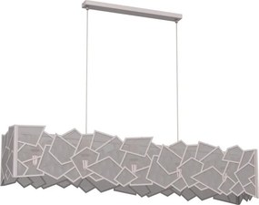 Candelabru suspendat pe cablu CAMO 5xE27/15W/230V bej