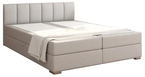 boxspring pat 160x200, gri deschis, RIANA KOMFORT