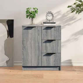 vidaXL Dulap, sonoma gri, 60x30x70 cm, lemn prelucrat