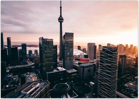 Tablou - Cntru orașului (70x50 cm)