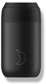 Cană termică Chilly's Bottles - negru abis 340 ml, colecția Series 2