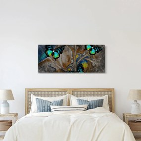 Tablou - Fluturi strălucitori în imagine (120x50 cm)