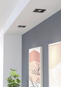 Eglo 902284 - Set 3x LED plafoniere SALICETO LED/4,8W/230V 8,8x8,8 cm negre