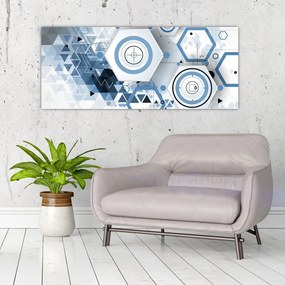 Tablou - Abstract geometric (120x50 cm)