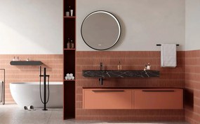 Set lemn masiv mobilier baie suspendat Avena 160 cm Personalizabil