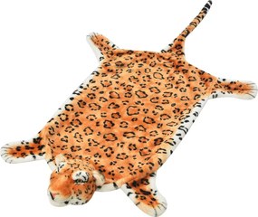 vidaXL Covor cu model leopard 139 cm Pluș Maro