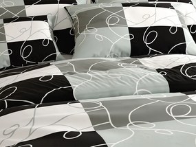 Lenjerie de pat din bumbac KASPARO BLEND gri hoteliera cu buzunar Dimensiune lenjerie de pat: 70 x 90 cm | 140 x 200 cm