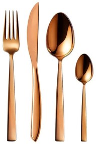 Tacâmuri din oțel inoxidabil arămii 24 buc Copper – Orion