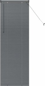 vidaXL Jaluzele venetiene Manual Gri închis 175 x 55 cm Aluminiu