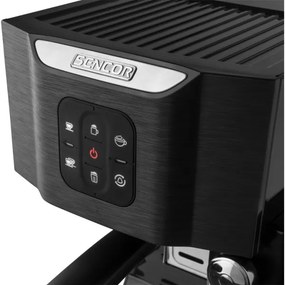 Sencor - Espressor manual cu portafiltru 1450W/230V negru/crom mat