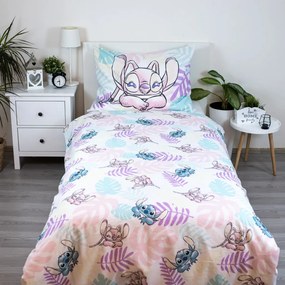 Disney Lilo și Stitch Leaves lenjerie de pat 140×200cm, 70×90 cm