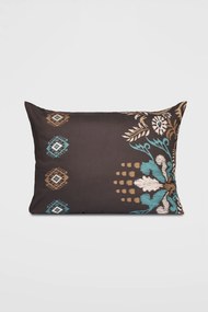 Lenjerie de pat din satin Isolda maro 140x200 cm