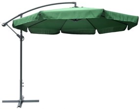 Umbrelă de soare EXCLUSIVE lateral - verde 300cm
