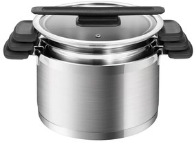 Set de vase pentru gătit 6 buc. din oțel inoxidabil Compact – Tescoma