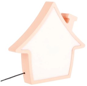 Veioză pentru copii roz House – Candellux Lighting