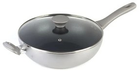 Tigaie wok cu capac 28cm, invelis non-stick, Scandi Smartstone