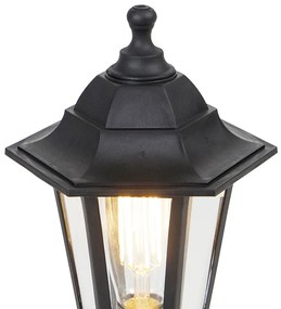 Lampă de podea clasică pentru exterior negru 42,2 cm IP44 - New Haven
