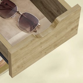 Pantofar cu bancuta cu sezut gri si sertar TAYLOR ARTISAN 104x30x48 cm, alb