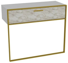 Masă decorativă Polka White