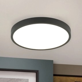 Mini Plafoniera LED design slim BULLY D-14cm negru