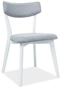 Set 4 scaune white/grey KARL
