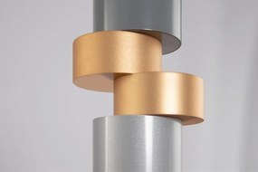 Pendul design modern Palette gri, auriu, argintiu 9,5cm