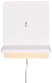 Aplică de perete albă LED cu intensitate reglabilă Fairfield – Trio