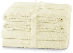 Prosoape de baie crem 6 buc. din bumbac din frotir Amari – Restilo